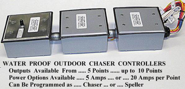 Waterproof Outdoor Chaser Controllers